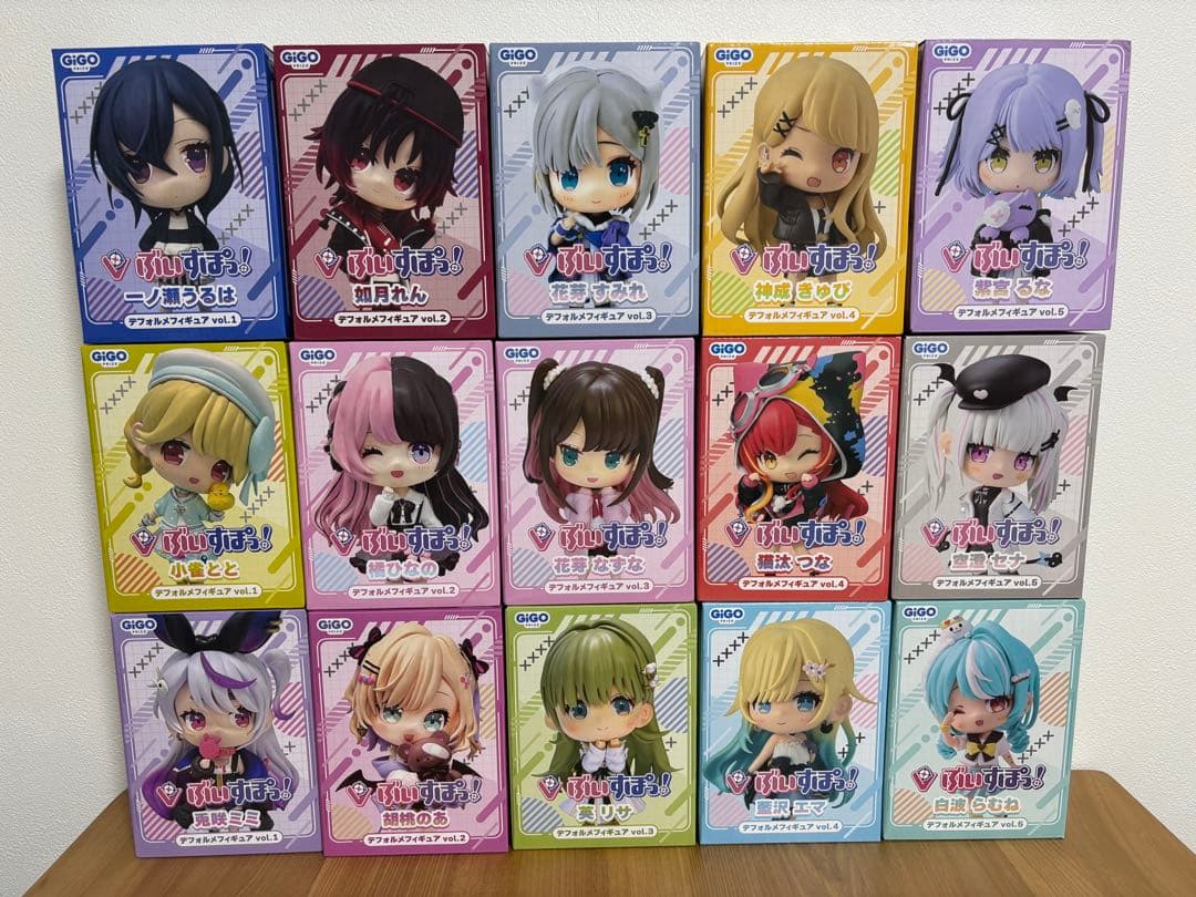 ぶいすぽっ！デフォルメフィギュア　vol.1〜vol.5 全種セット