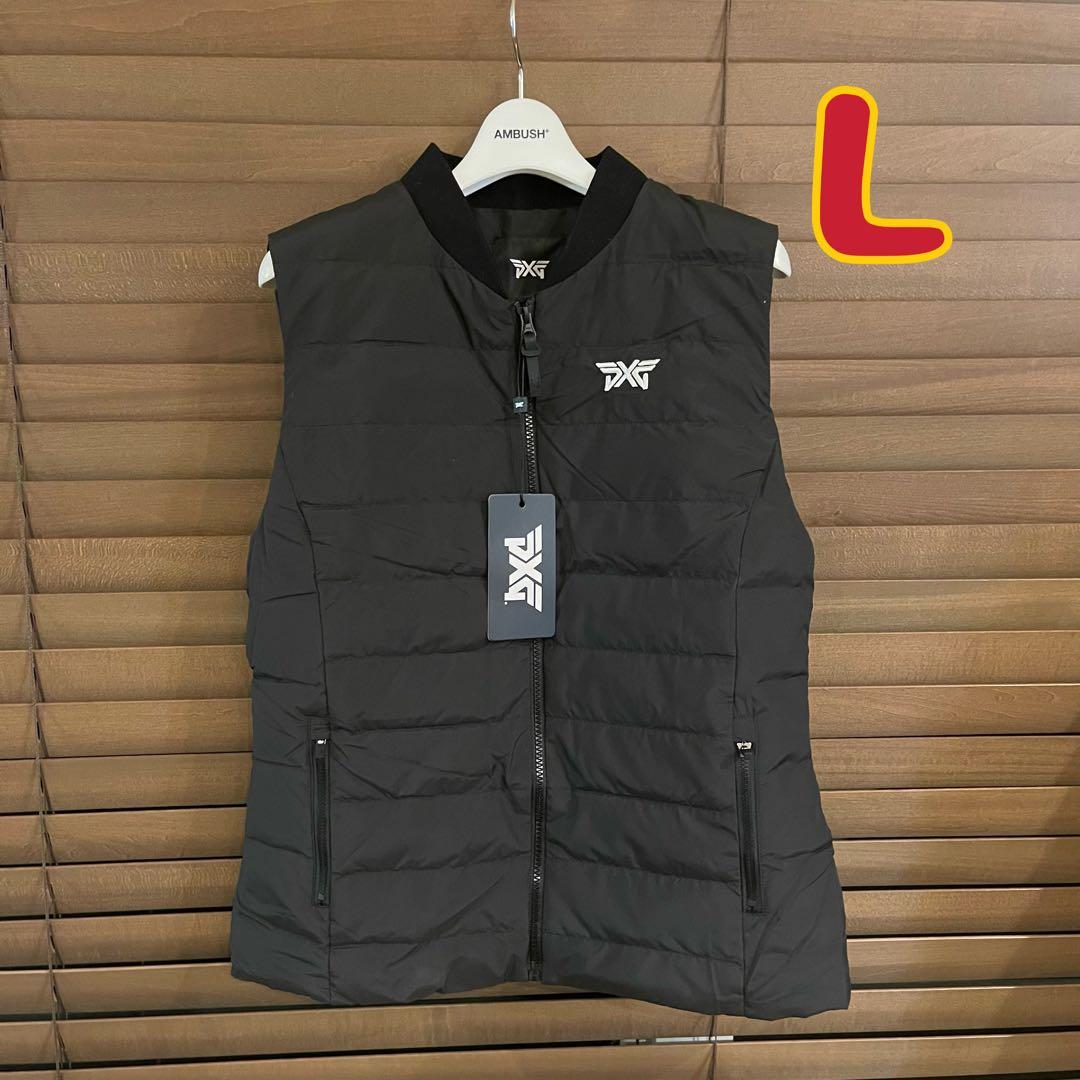 【黒L】PXG ゴルフ レディース トップス ダウンベスト