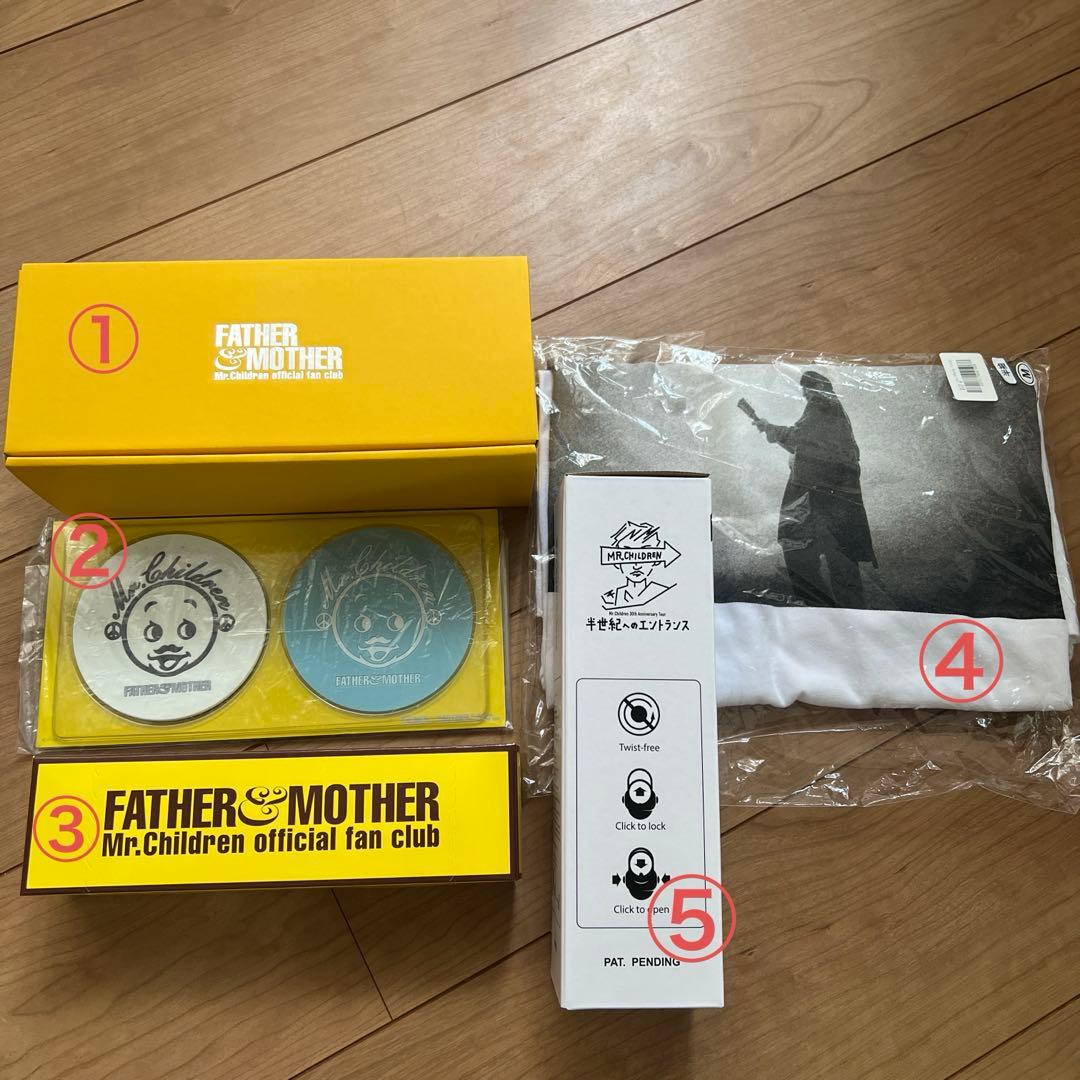 新品未使用　ミスチル　Mr.Children 非売品グッズ　ツアーグッズ　5点
