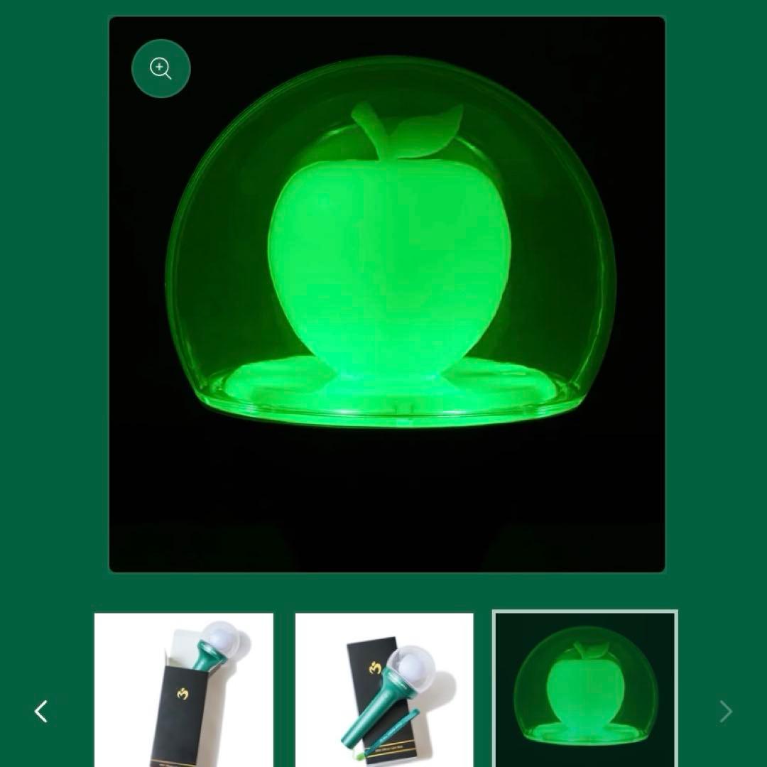 新品未使用　ミセス　MGA Official Light Stick りんご棒