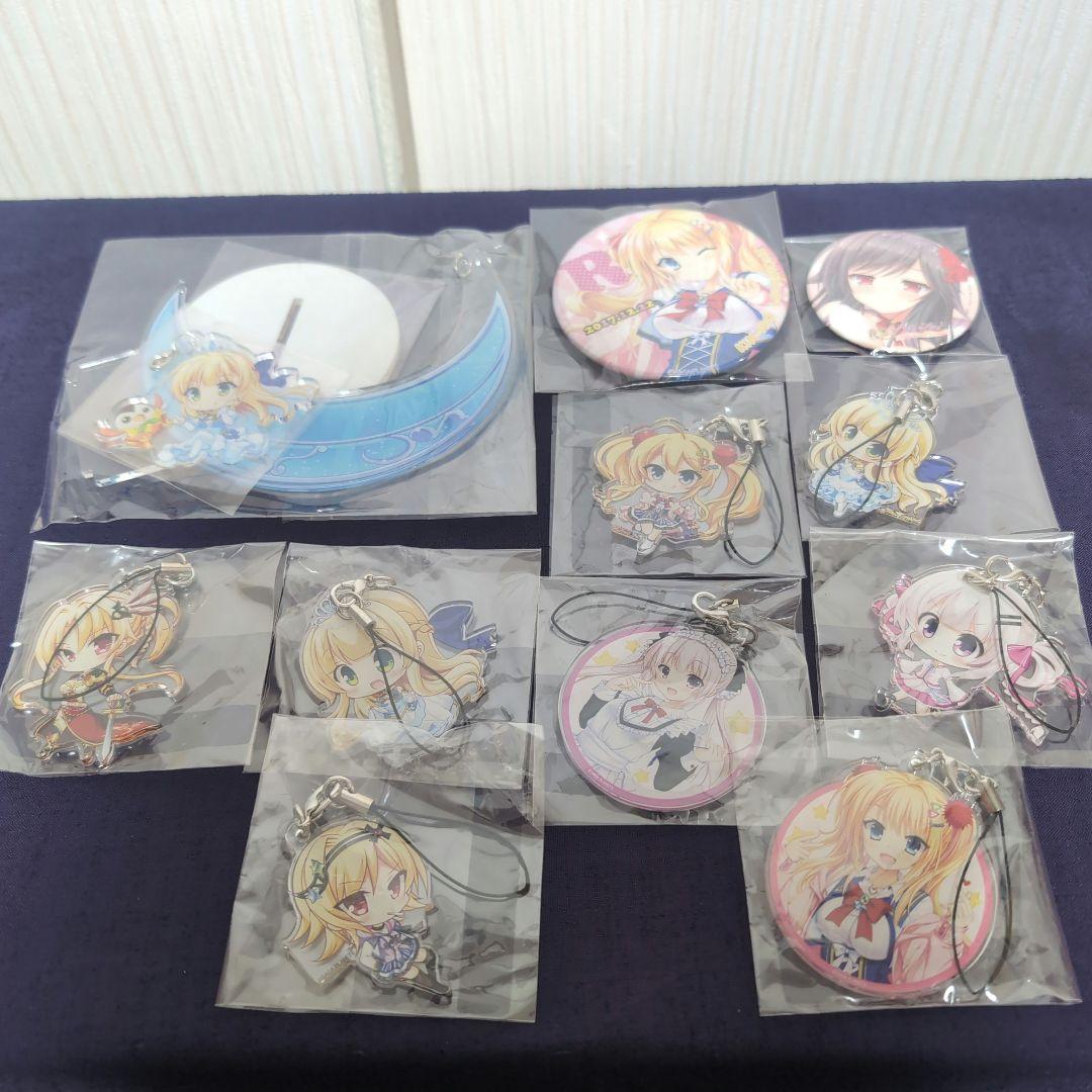 金色ラブリッチェ ヒロインコレクション　キーホルダー　缶バッジ