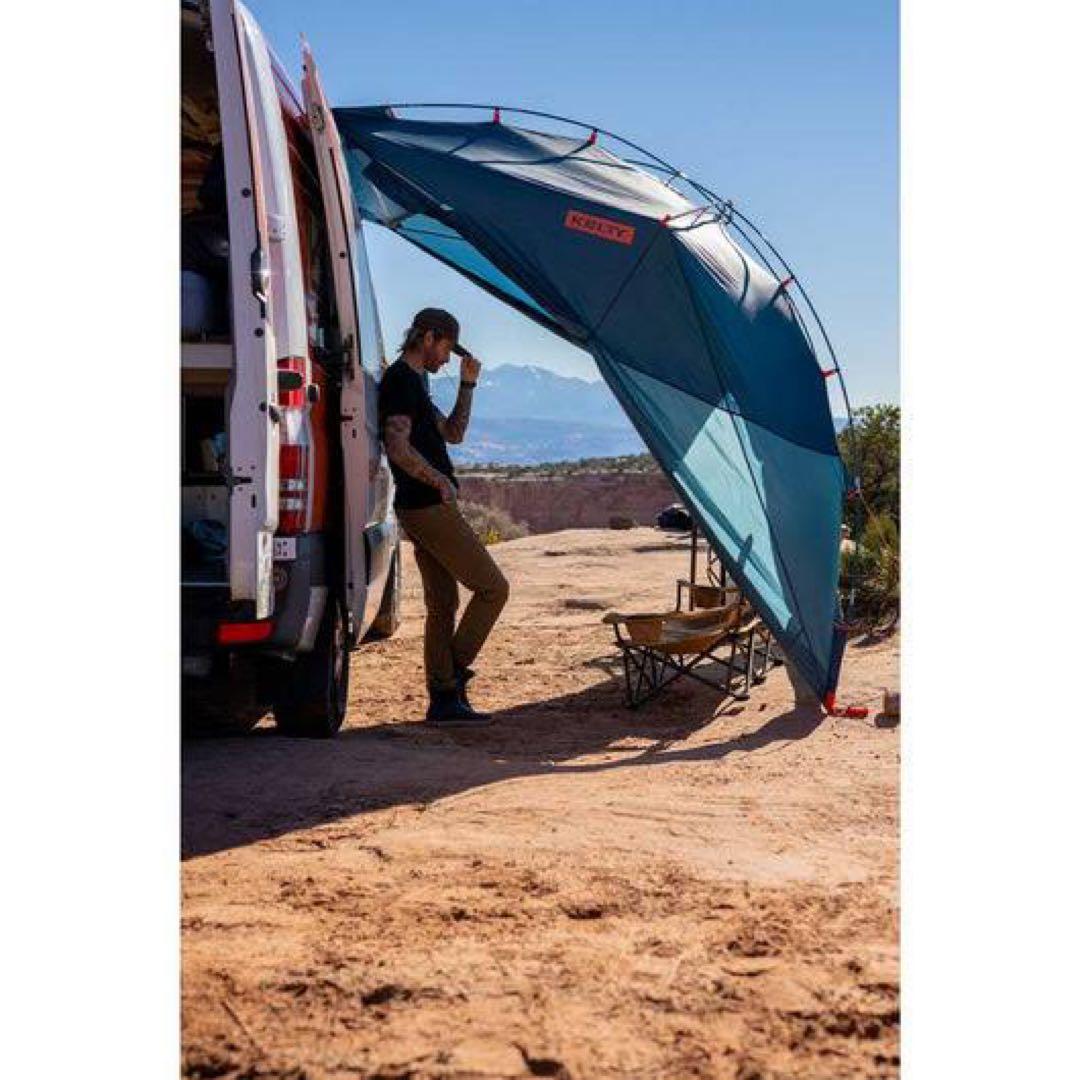 KELTY カーサイドタープ 青　BACKROADS SHELTER ケルティ