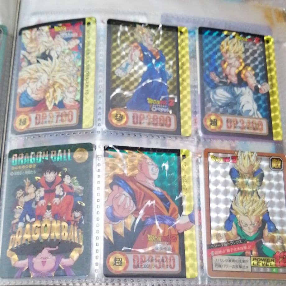 ドラゴンボールセットカードダス6枚セット