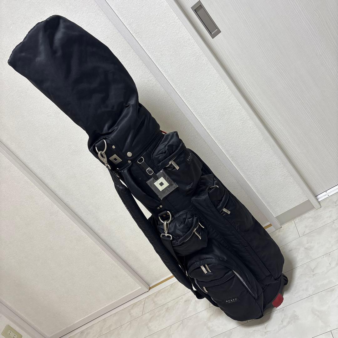 オノフ ONOFF 8.5インチ キャディーバッグ ブラック×レッド