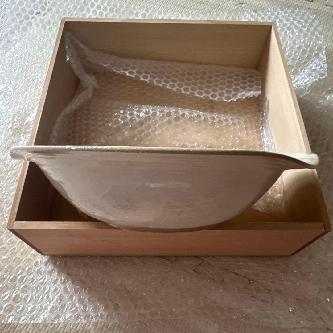 京焼　陶あん窯　土渕善丕氐造　絵皿　大皿　木箱いり