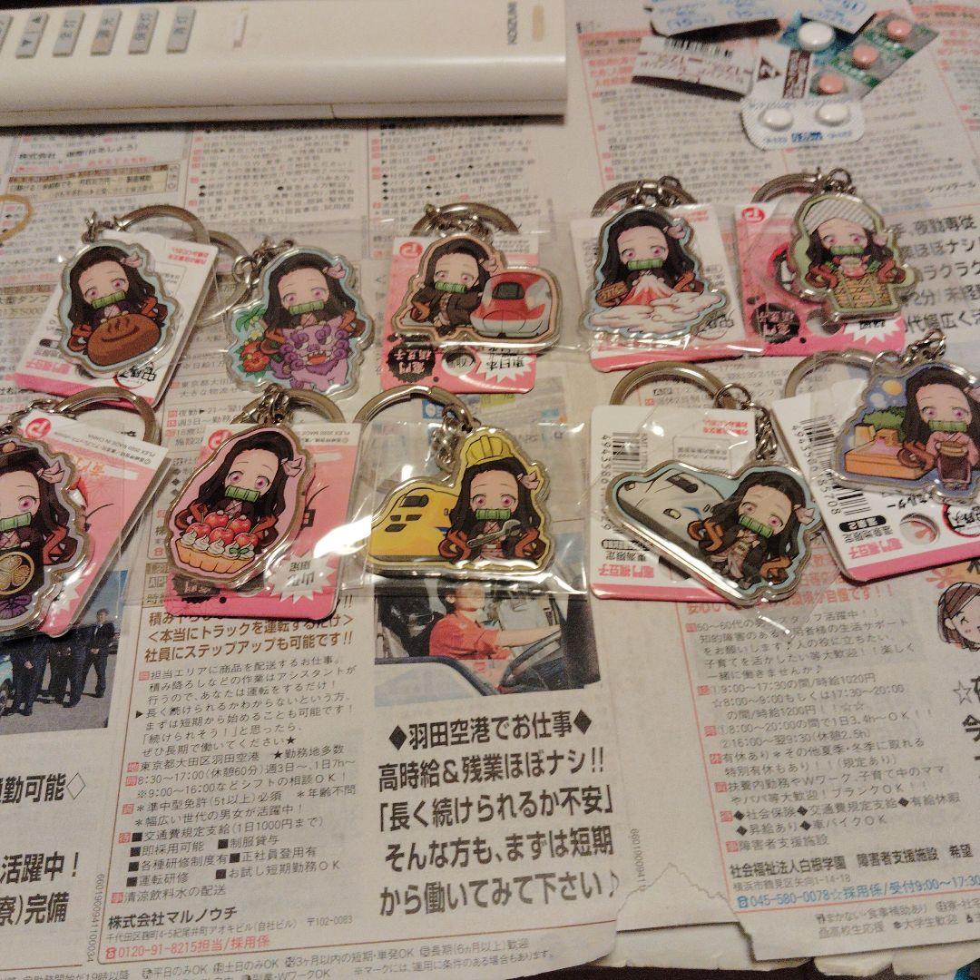 鬼滅の刃ご当地ねづこのキ―ホルダーセット