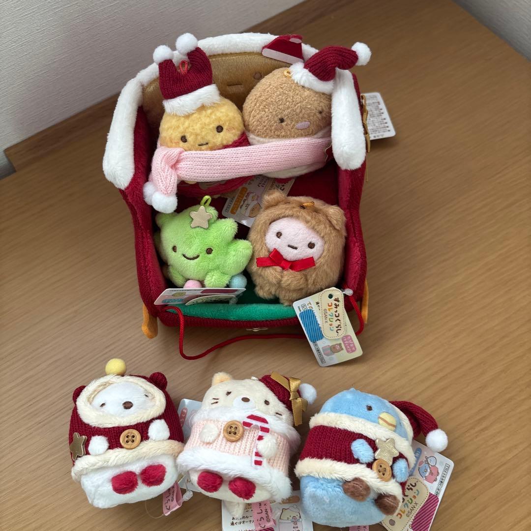 すみっコぐらし クリスマスぬいぐるみセット 全てタグ付き