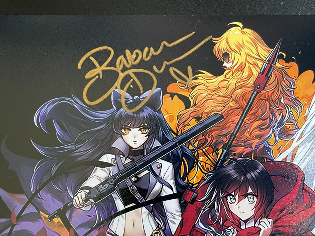 RWBY 直筆サイン入りミニポスター　JSA認定書付き　⑤