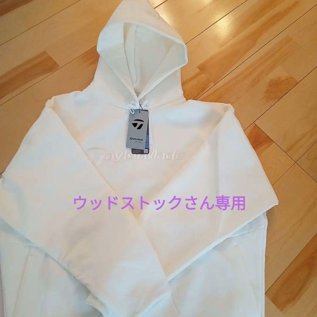 TaylorMade Storm Fleece フーディ ホワイト