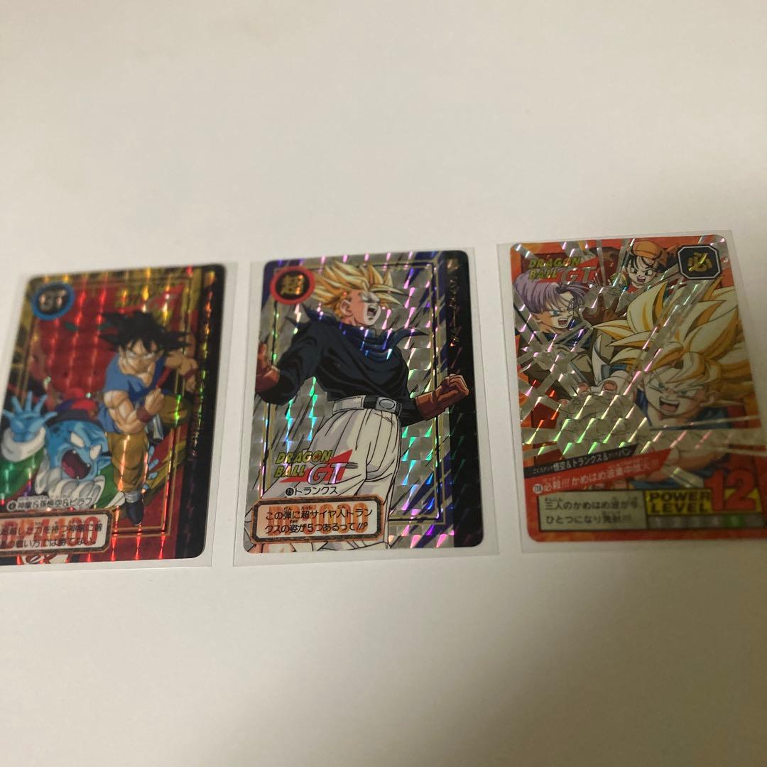 ドラゴンボールGT トランクスカード　悟空、パンらピラフ