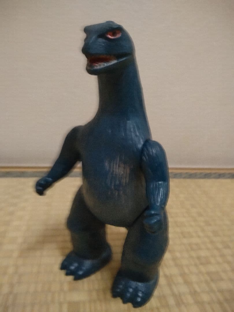 マルサン　ソフビ　ゴジラ　当時物　両足刻印　ブルマァク　東宝