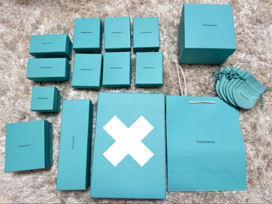 Tiffany & Co. ギフトボックス 空き箱12個セット