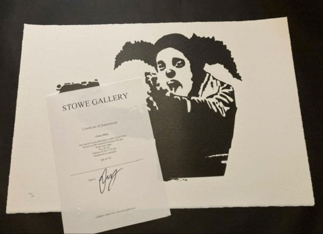 バンクシー ポスター banksy オリジナル Clown KYNE