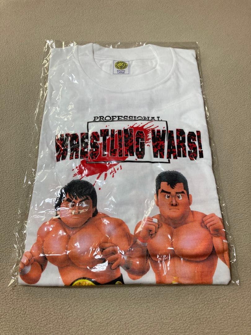 ★未開封★武藤×高田 Ｔシャツ Ｌ★新日本対ＵＷＦ １０月９日 東京ドーム★