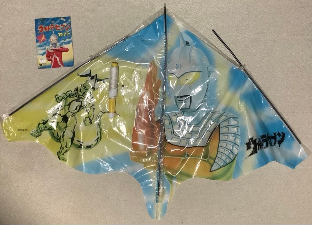 ウルトラセブン　カイト　凧　ジャンク　レア　レトロ