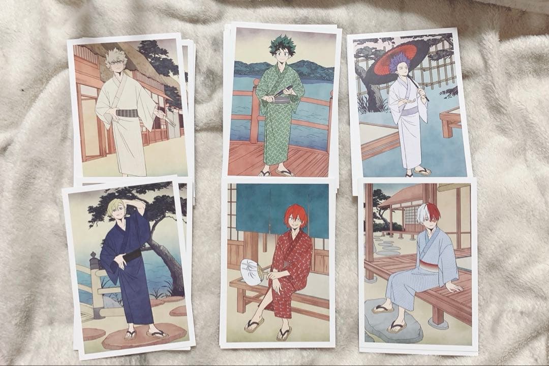 ヒロアカ 浴衣 ポストカード