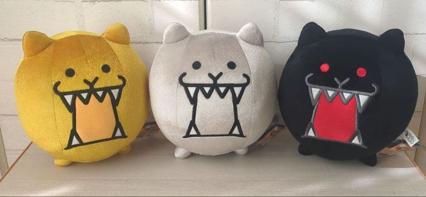 にゃんこ大戦争　MBぬいぐるみ８　金ネコ　メタルネコ　殺意のネコ