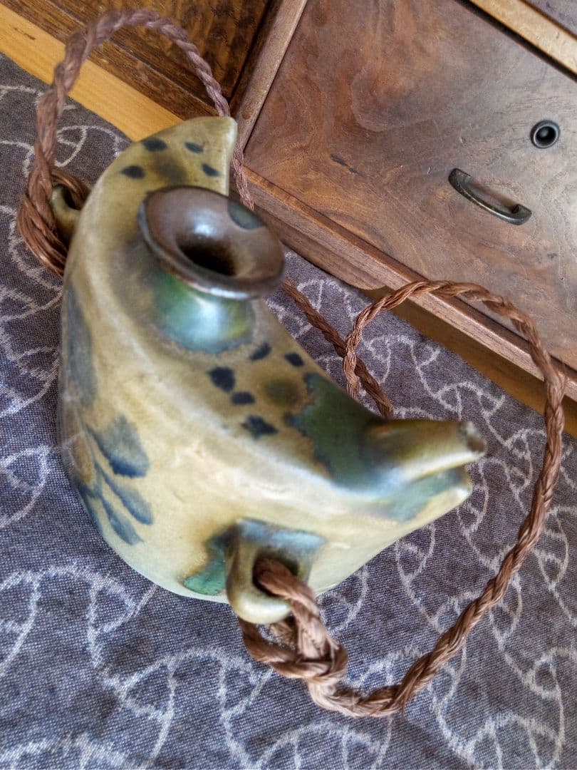 壺屋焼　酒器　抱瓶（ダチビン)