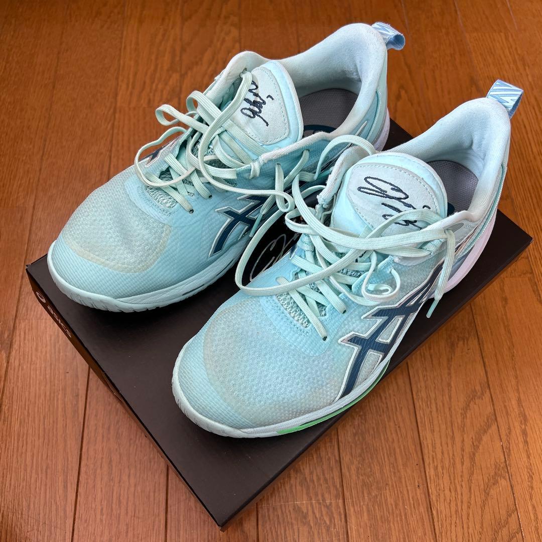 ASICS Yuki Kawamura ライトブルー シューズ