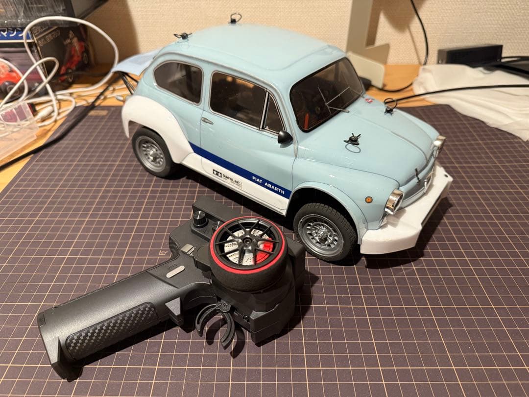タミヤ　MB-01 FIAT ABARTH 1000 ラジコン プロポセット