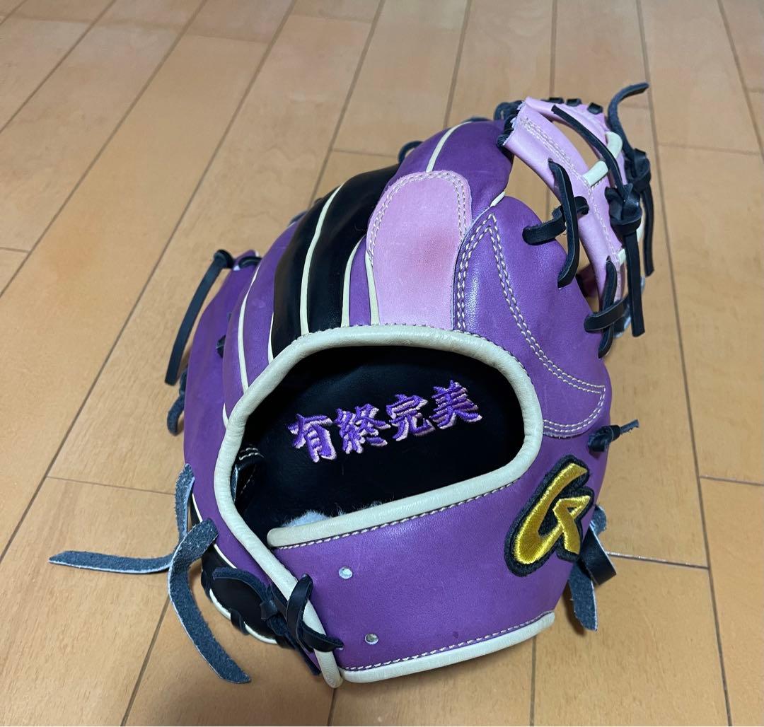 【ぷりん】野球グラブ　GROW 軟式用　フルオーダー　刺繍入り