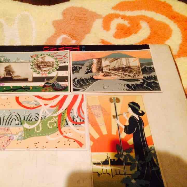戦艦陸奥の絵葉書