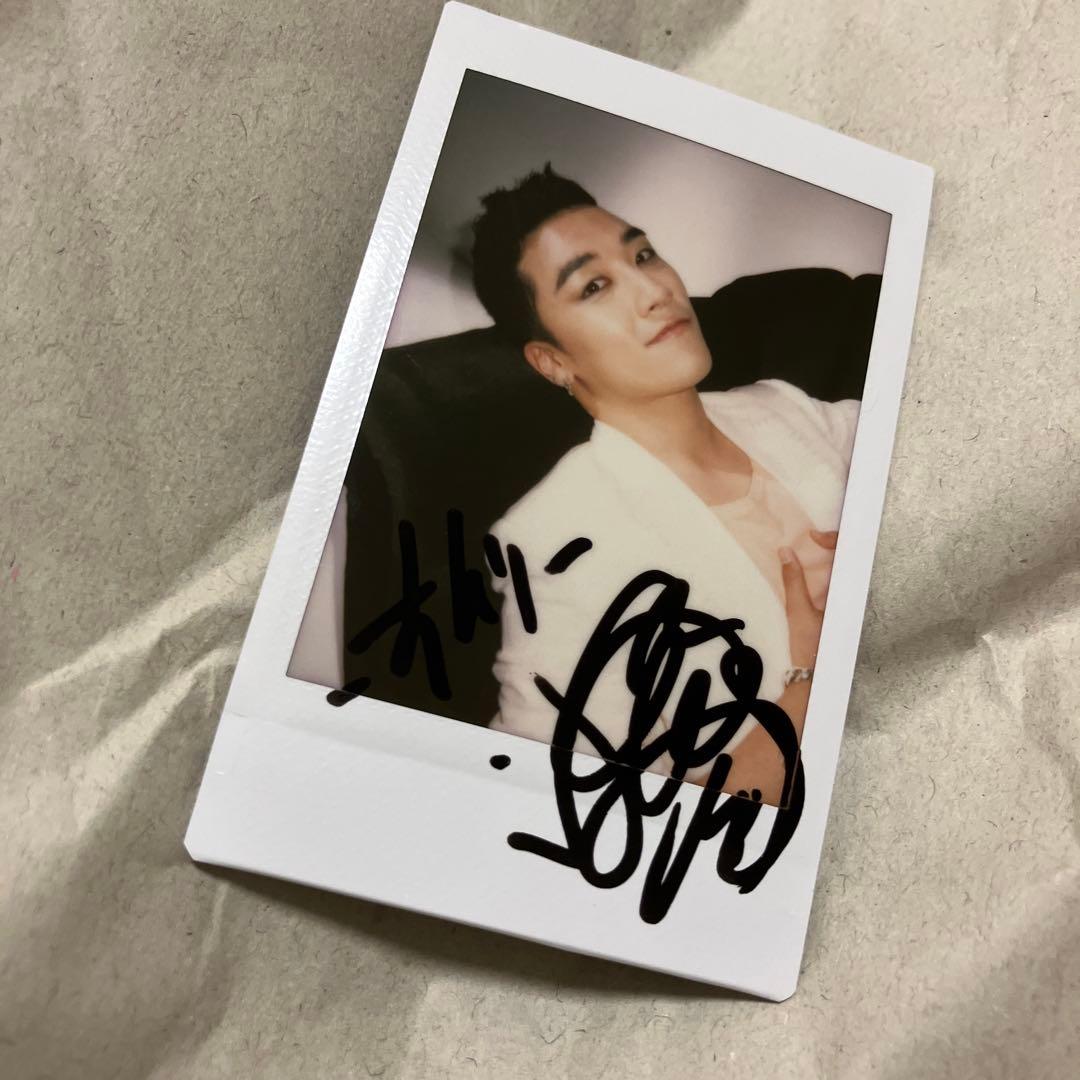 【訳アリ】BIGBANG SEUNGRI V.I スンリ　サイン入りチェキ