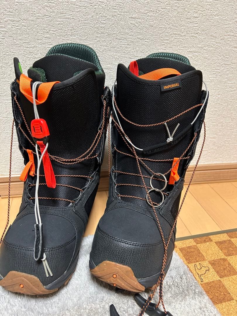 BURTON IMPERIAL ASIAN FIT 29㎝　ブラック　オレンジ