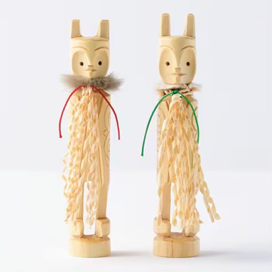 無印良品福缶セワポロロ縁起物ウイルタ人形郷土玩具川崎巨泉廃絶網走民芸品廃番盤
