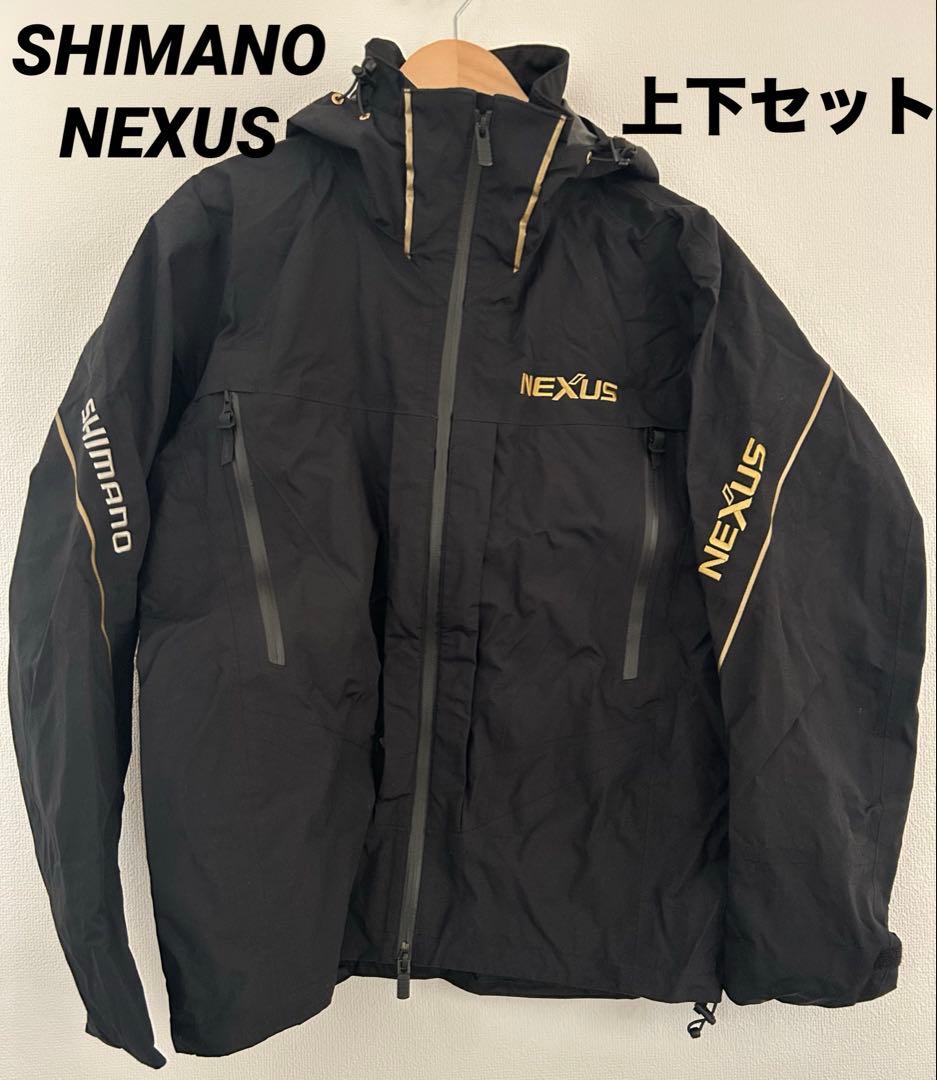 SHIMANO NEXUS レインウェア Lサイズ ブラック 上下セット