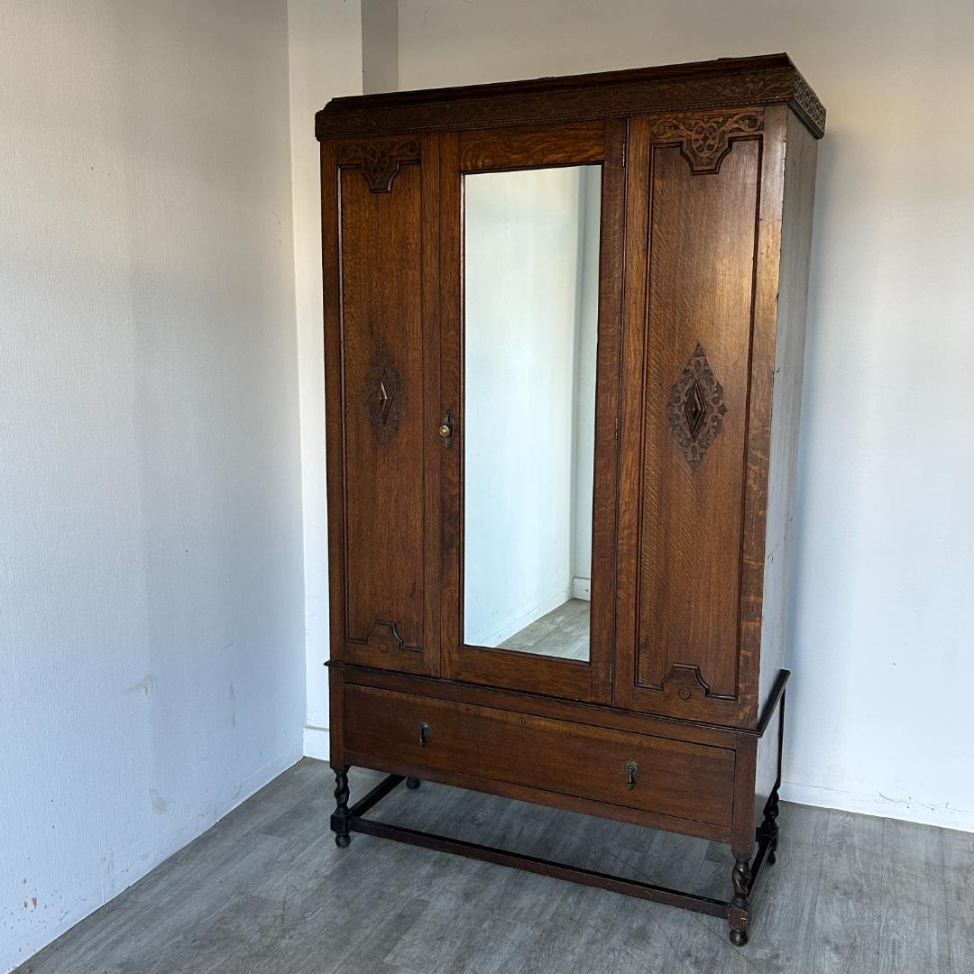イギリス アンティーク家具 ワードローブ 1930年頃 867A