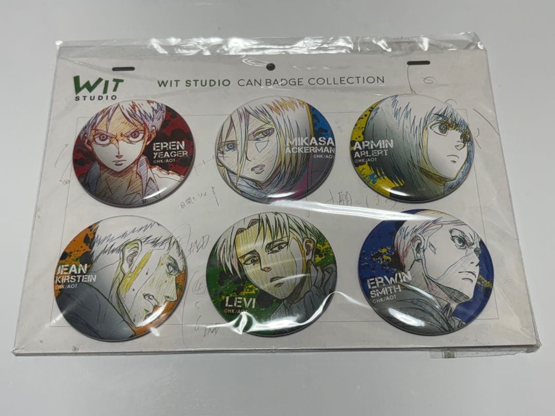 進撃の巨人　witstudio 缶バッジコレクションA