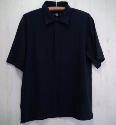 19300　ナイキゴルフ　メンズ　半袖シャツ　濃紺　サイズＭ