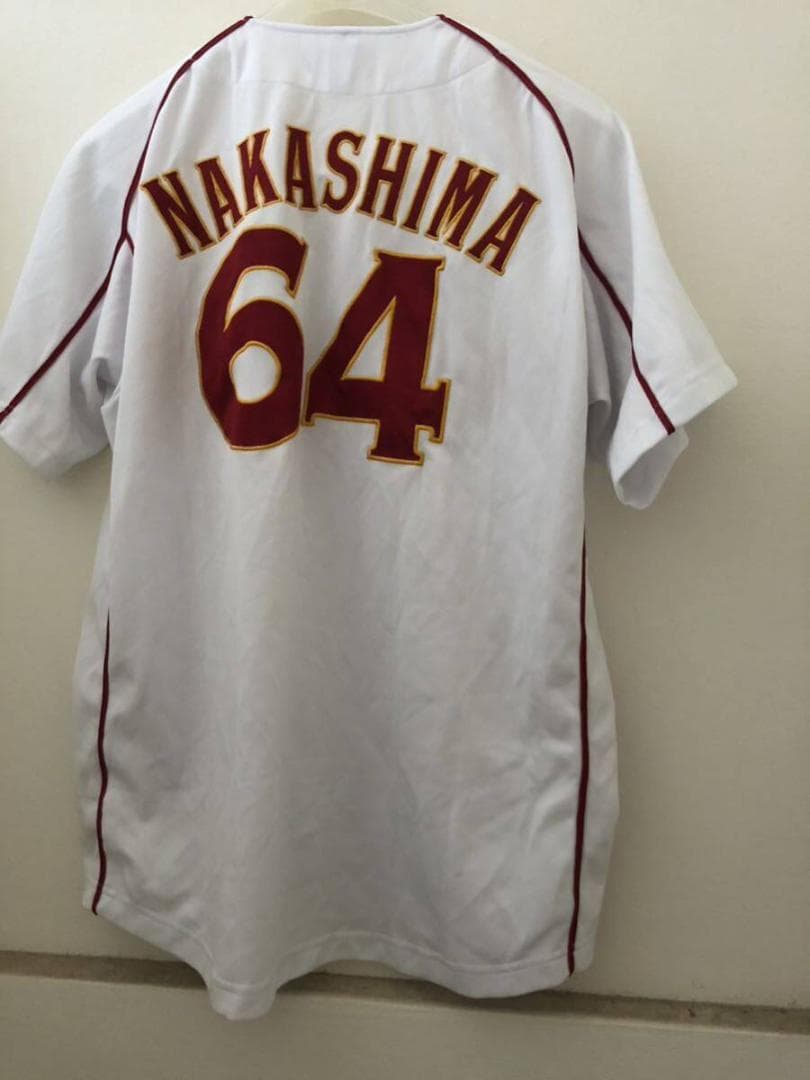 東北楽天ゴールデンイーグルス #64 中島俊哉 レプリカユニフォーム ホーム L