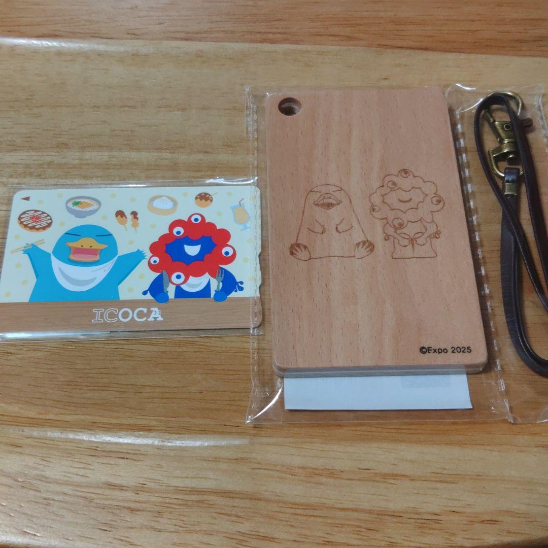 EXPO2025 大阪万博 ICOCA イコカ 木製パスケース
