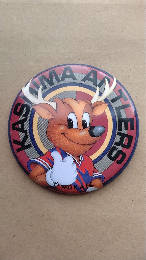 KASHIMA ANTLERS⚽　缶バッチ