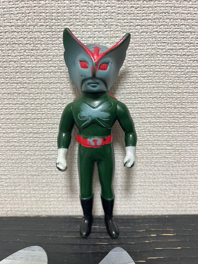 ※美品 超人バロム1パチソフビ 無版権 ソフビ当時物 昭和レトロ フィギュア