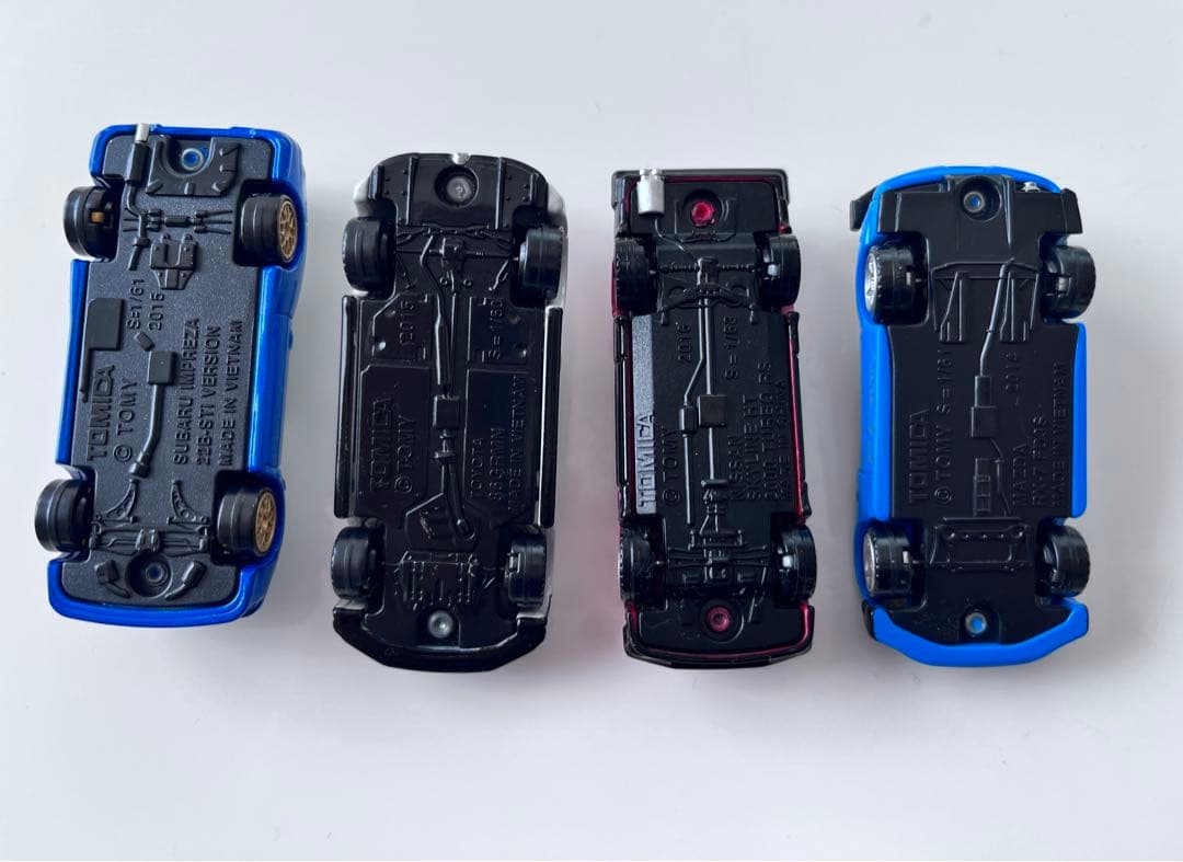 TOMICA トミカ 86 RX-7 インプレッサ スポーツカー 4台
