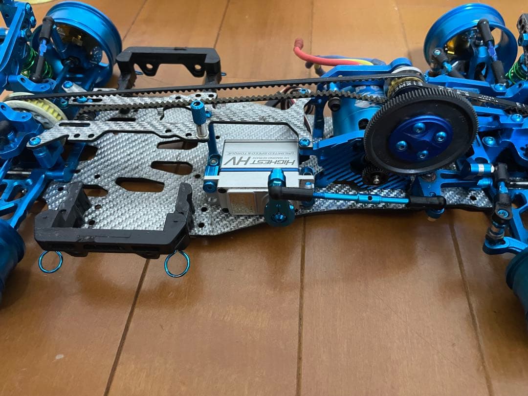 【希少/未走行】タミヤ TA-05 コンバージョン スクエア ホワイトカーボン