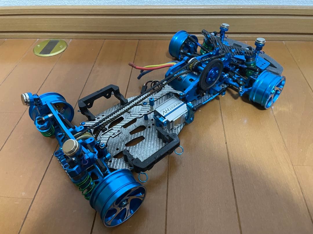 【希少/未走行】タミヤ TA-05 コンバージョン スクエア ホワイトカーボン