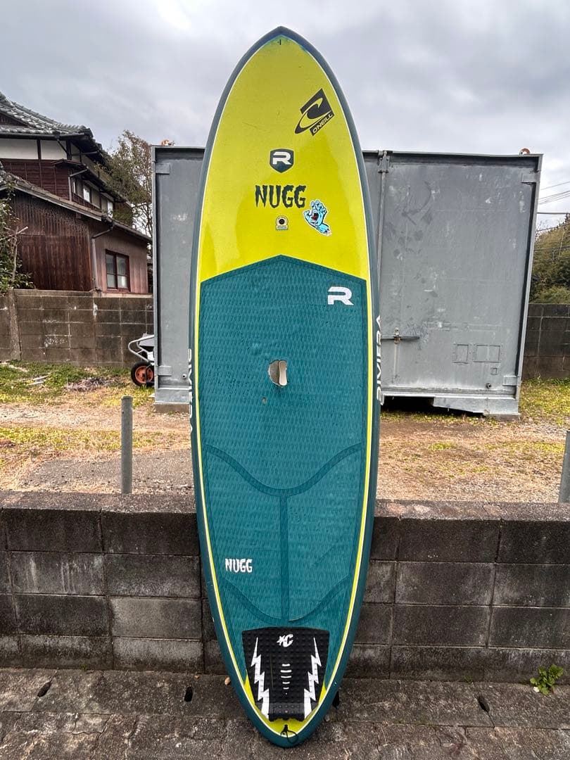 RIVIERA NUGG 9.2 ゛152L SUPボード イエロー/グリーン