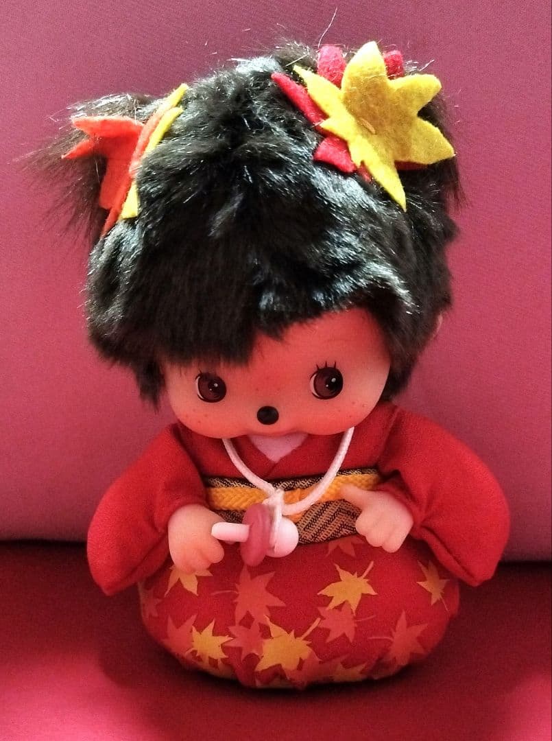 ヘビチッチ　着物　紅葉