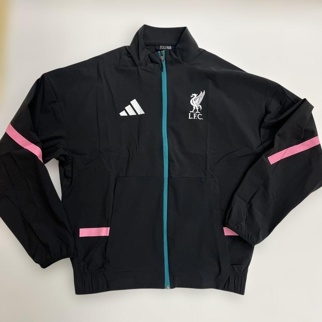 adidas L.F.C. ウィンドブレーカー 黒/ピンク