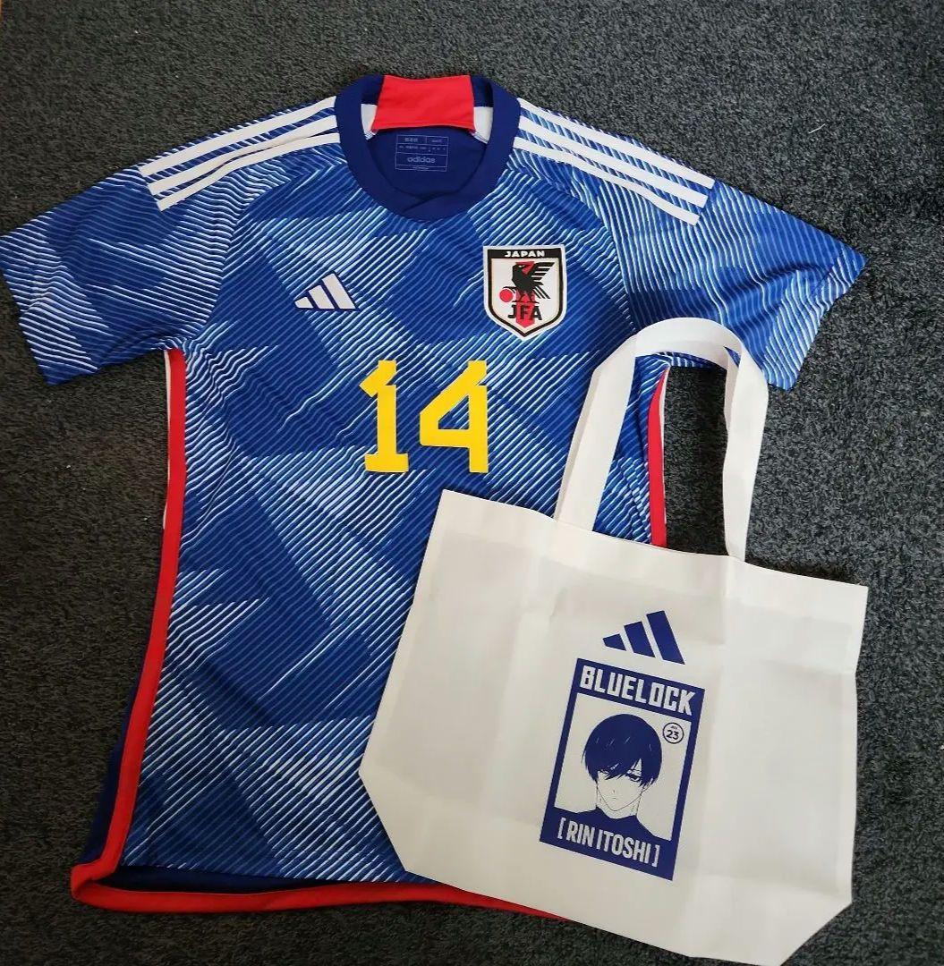 サッカー日本代表ユニフォーム　伊東純也 ブルーロック袋付き