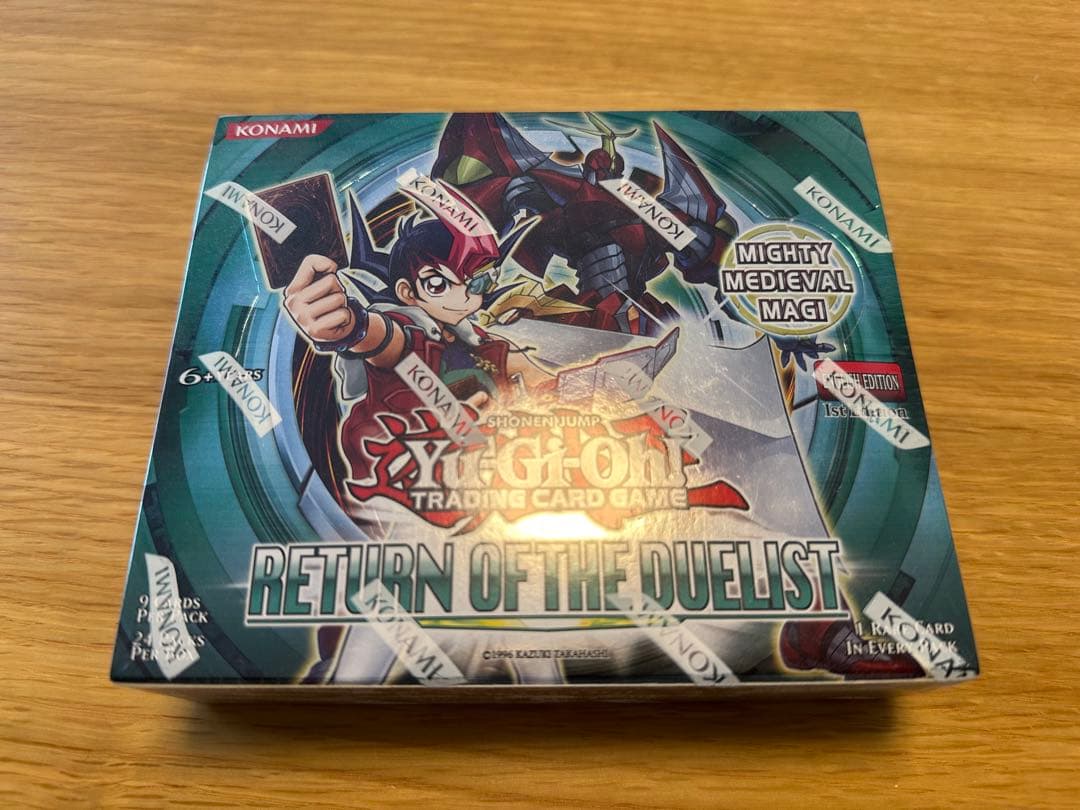 遊戯王　リターン・オブ・ザ・デュエリスト　英語版　1st　未開封　BOX