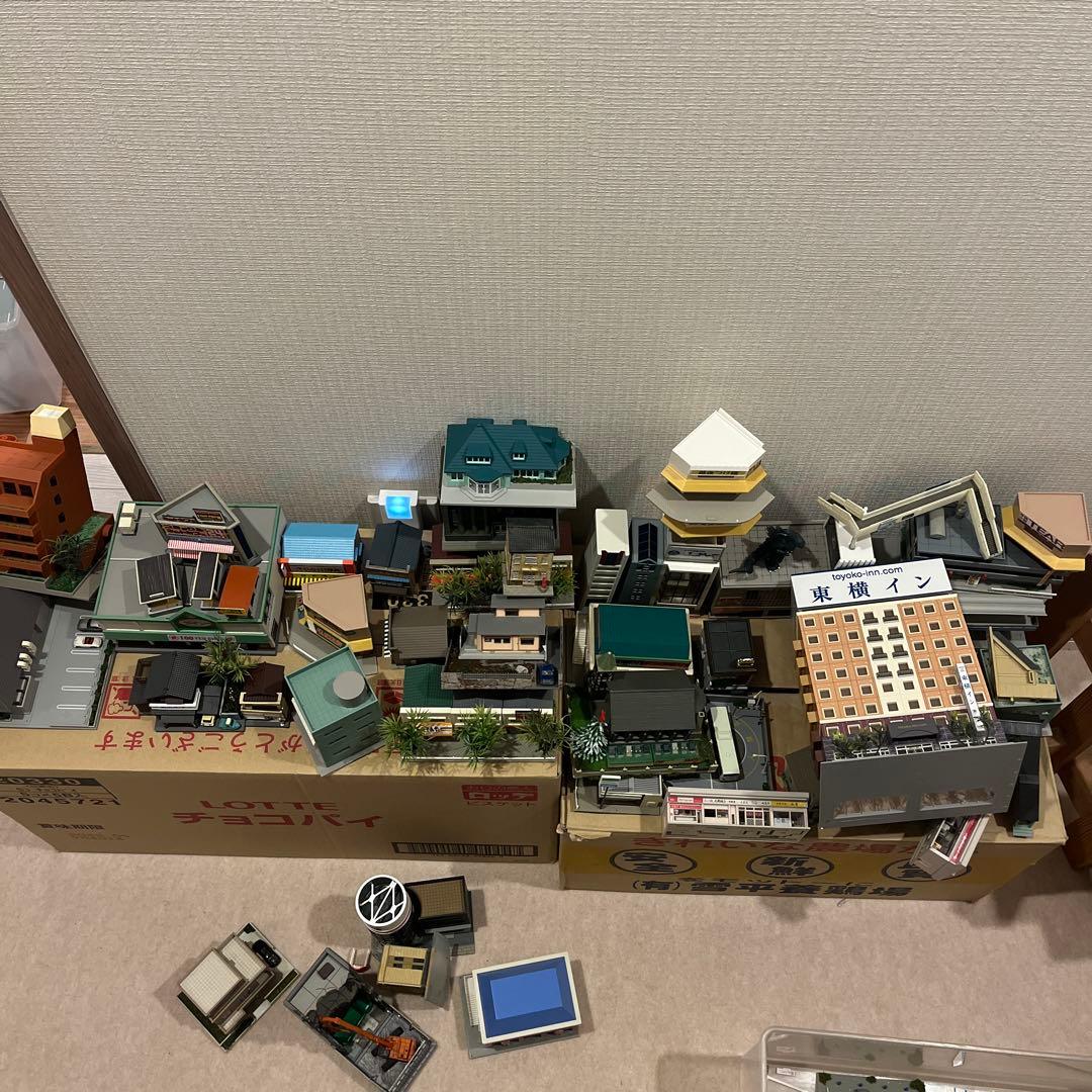 Nゲージ　ジオラマ　背景