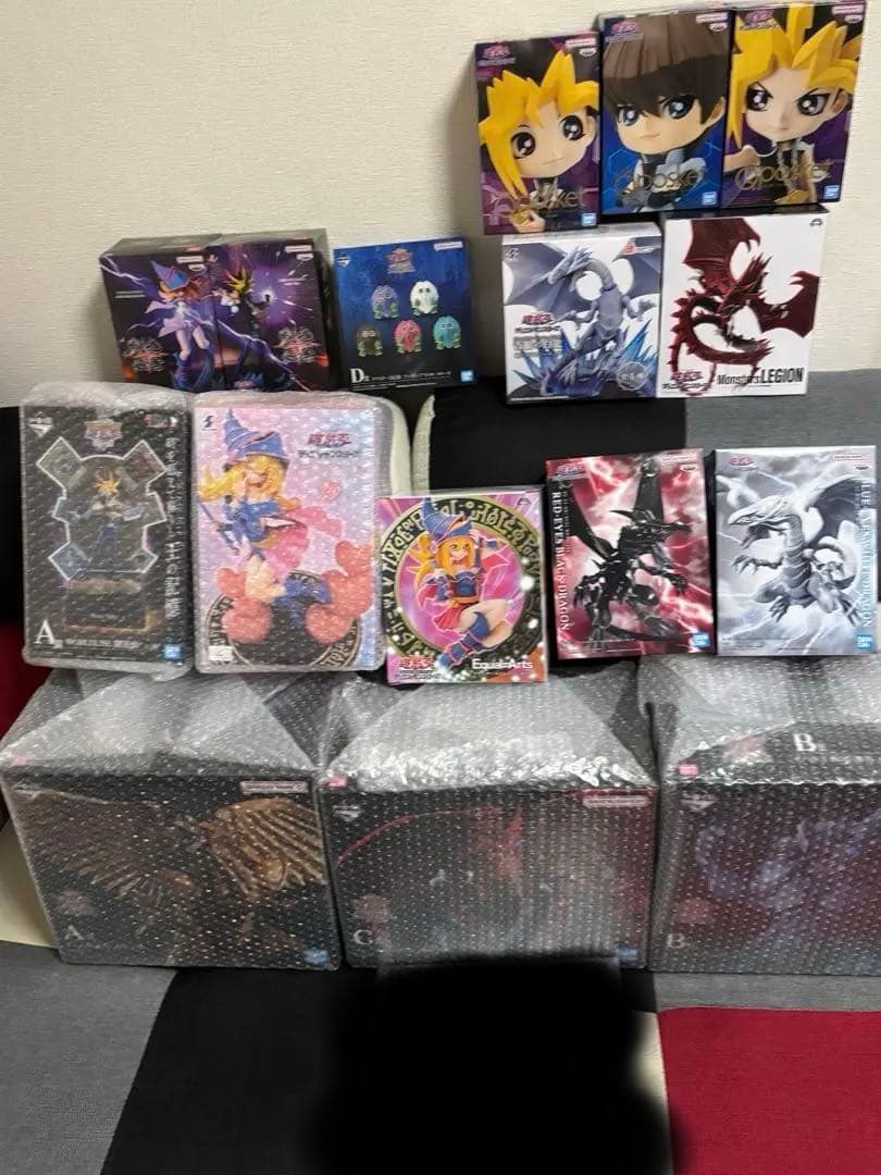 ドラ太さん専用 遊戯王　一番くじ　Ａ賞B賞C賞　三幻神顕現　フィギュアセット