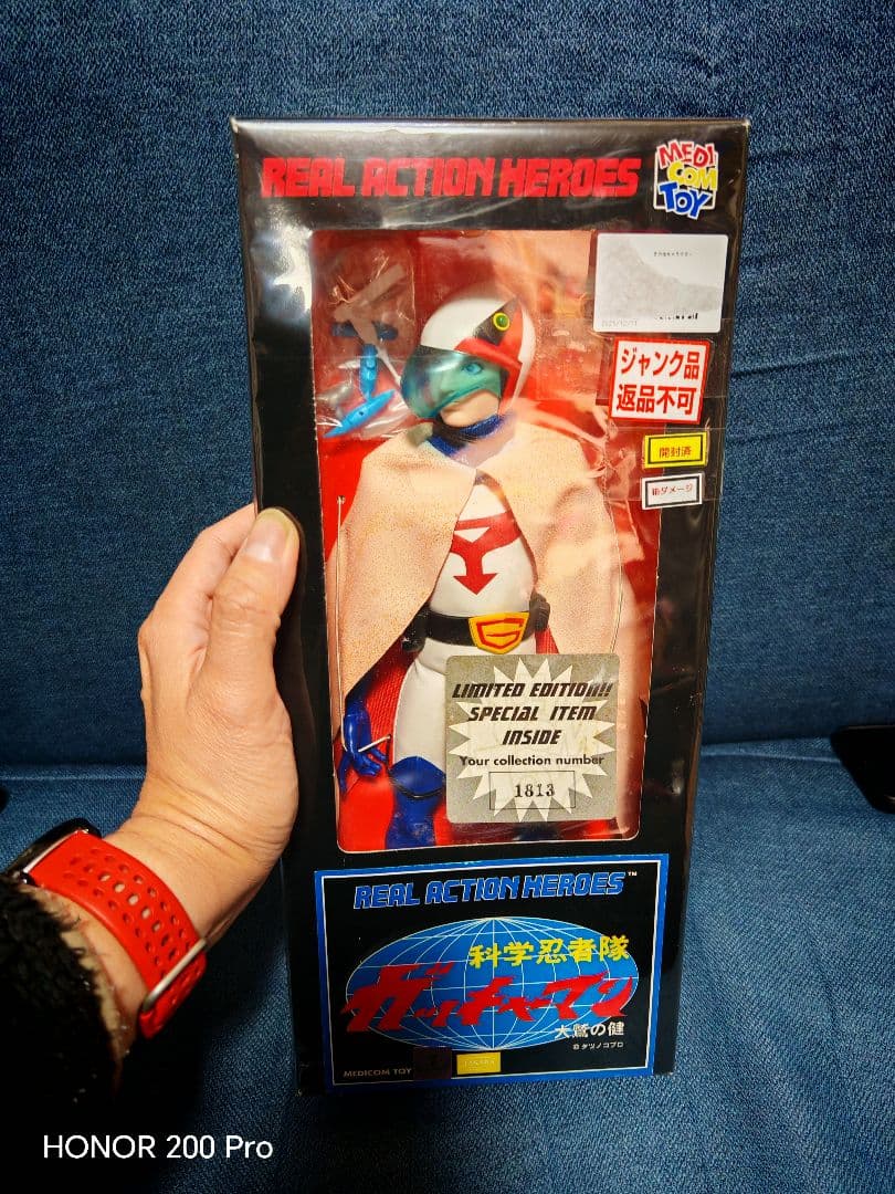REAL ACTION HEROES 限定版フィギュア ガッチャマンの希少な人物