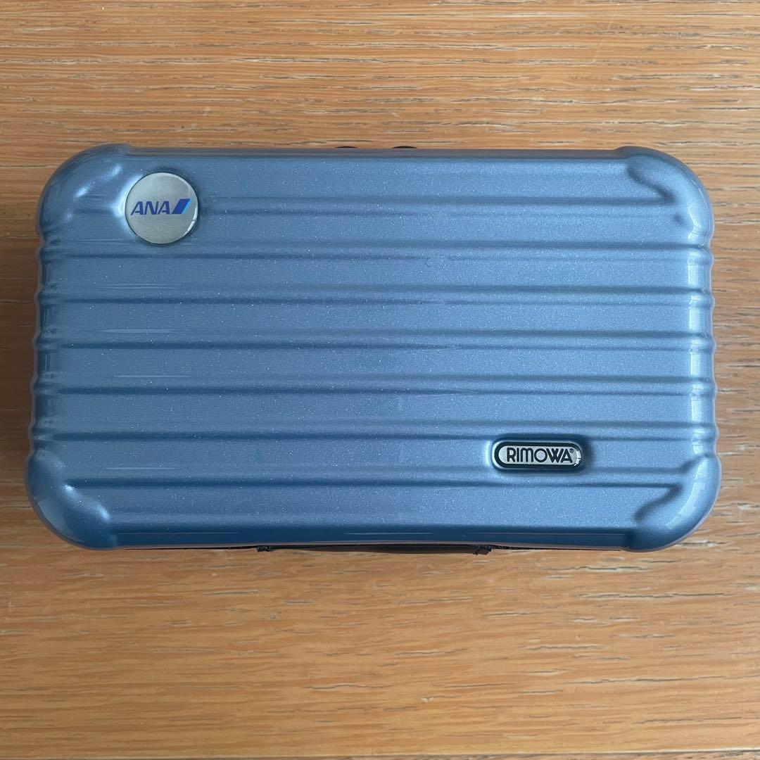 ANA×RIMOWA トラベルポーチ スカイブルー