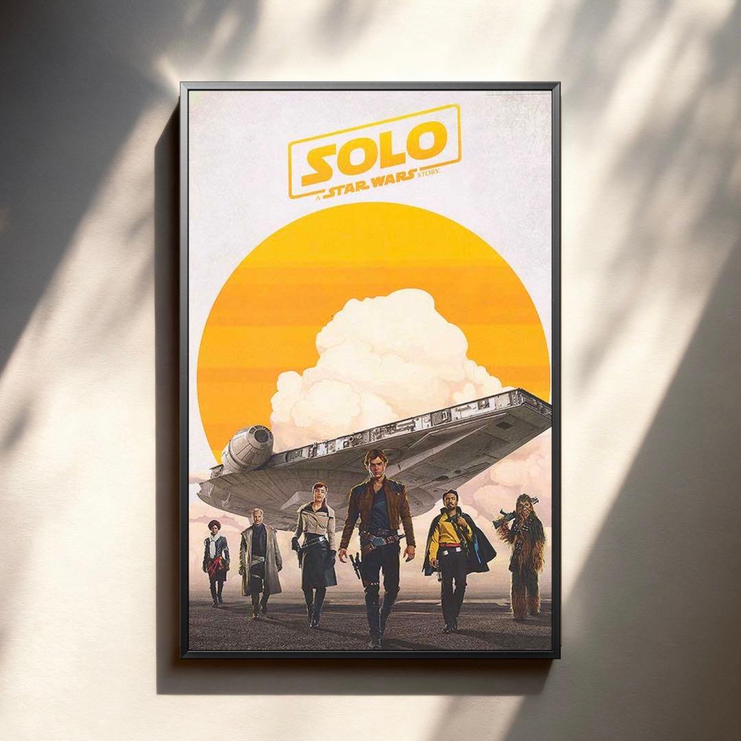 *枚数限定*映画館用片面印刷ポスターUS版: ハンソロ スターウォーズストーリー